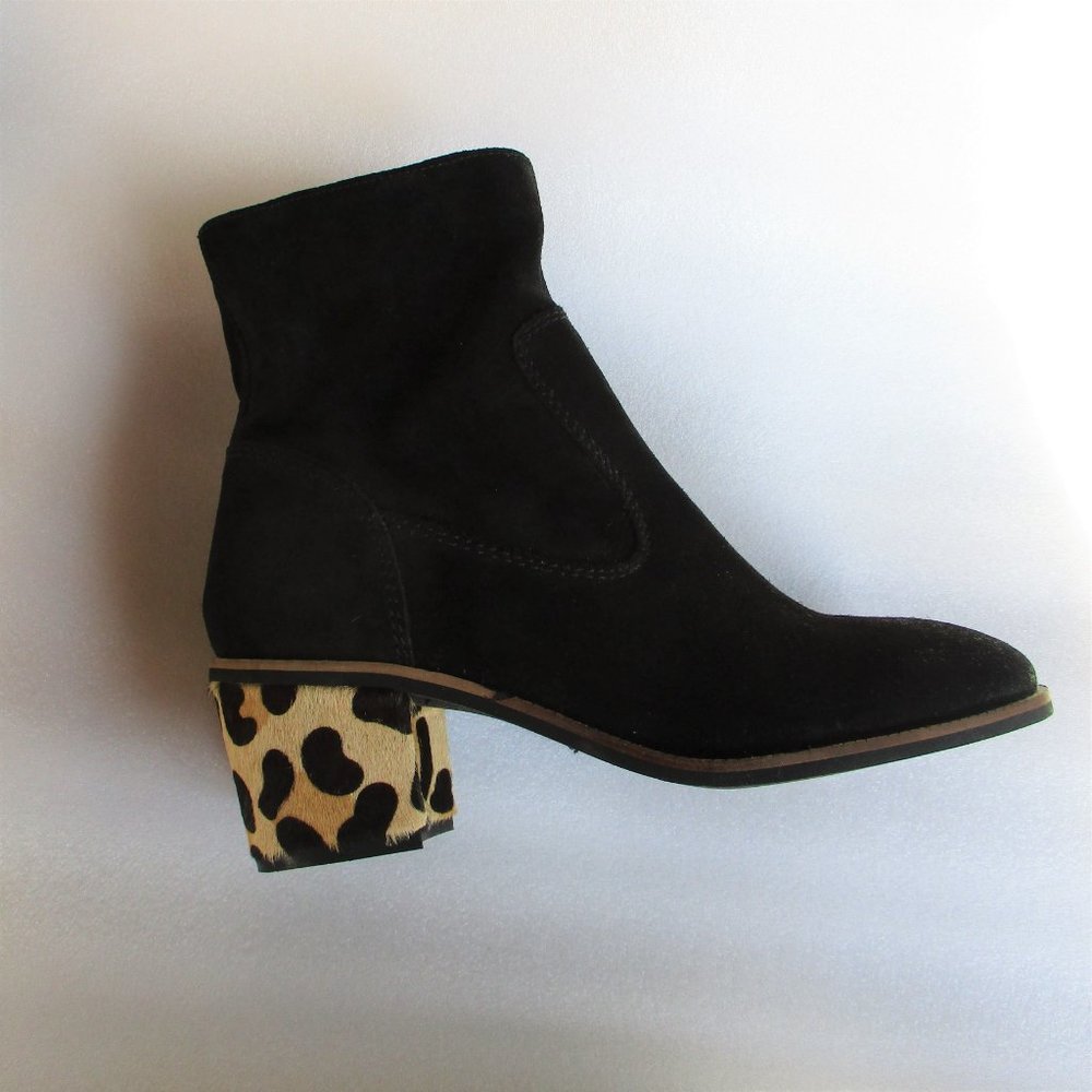 JADE by Crevo Black Suede Ankle Boots SIZE 6 - Picture 2 of 6